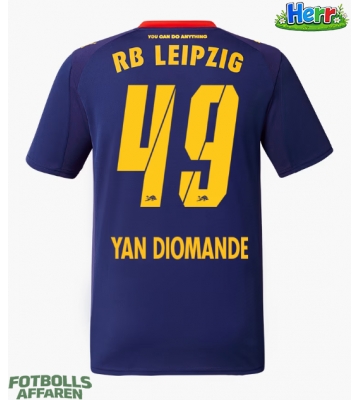 RB Leipzig Yan Diomande #49 Bortatröja 2025-26 Kortärmad